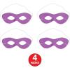 Beistle Pink Fabric Hero Masks.(Purple)