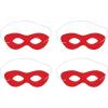 Beistle Pink Fabric Hero Masks.(Red)