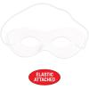 Beistle Pink Fabric Hero Masks.(White)