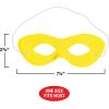 Beistle Pink Fabric Hero Masks.(Yellow)