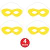 Beistle Pink Fabric Hero Masks.(Yellow)