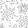 Beistle 32 Piece Winter Wonderland Snowflake Party Supplies Napkins for Christmas Holiday Tableware