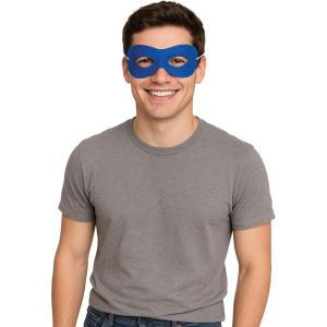 Beistle Pink Fabric Hero Masks.(Blue)