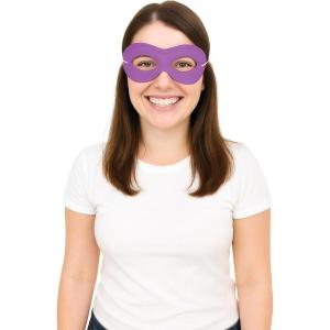 Beistle Pink Fabric Hero Masks.(Purple)