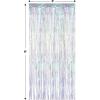 Beistle Disco Birthday Backdrop Bundle – Silver Metallic “Happy Birthday” Balloon Banner, 6 Foil Disco Ball Balloons & 2 Iridescent Fringe Curtains, Photo Booth Décor for Dance Party Celebrations