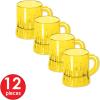 Beistle Mug Shots 12 Piece, 3 Ounces, Yellow(12 Piece)