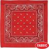 Beistle Red Fabric Bandanas – 3 Pack, Polyester Paisley Head Scarf Squares, Western Cowboy Rodeo Festival Wearables, Country Costume Accessories, Neck Scarf Wraps & Themed Event Décor, 22″ x 22″