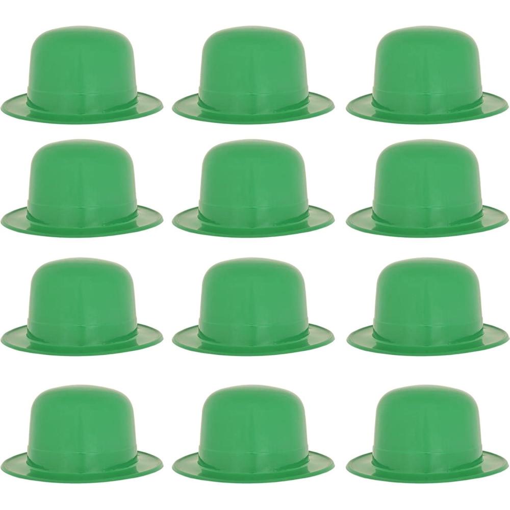 image:imageBeistle 12 Piece Plastic Derbies Green12 Piece