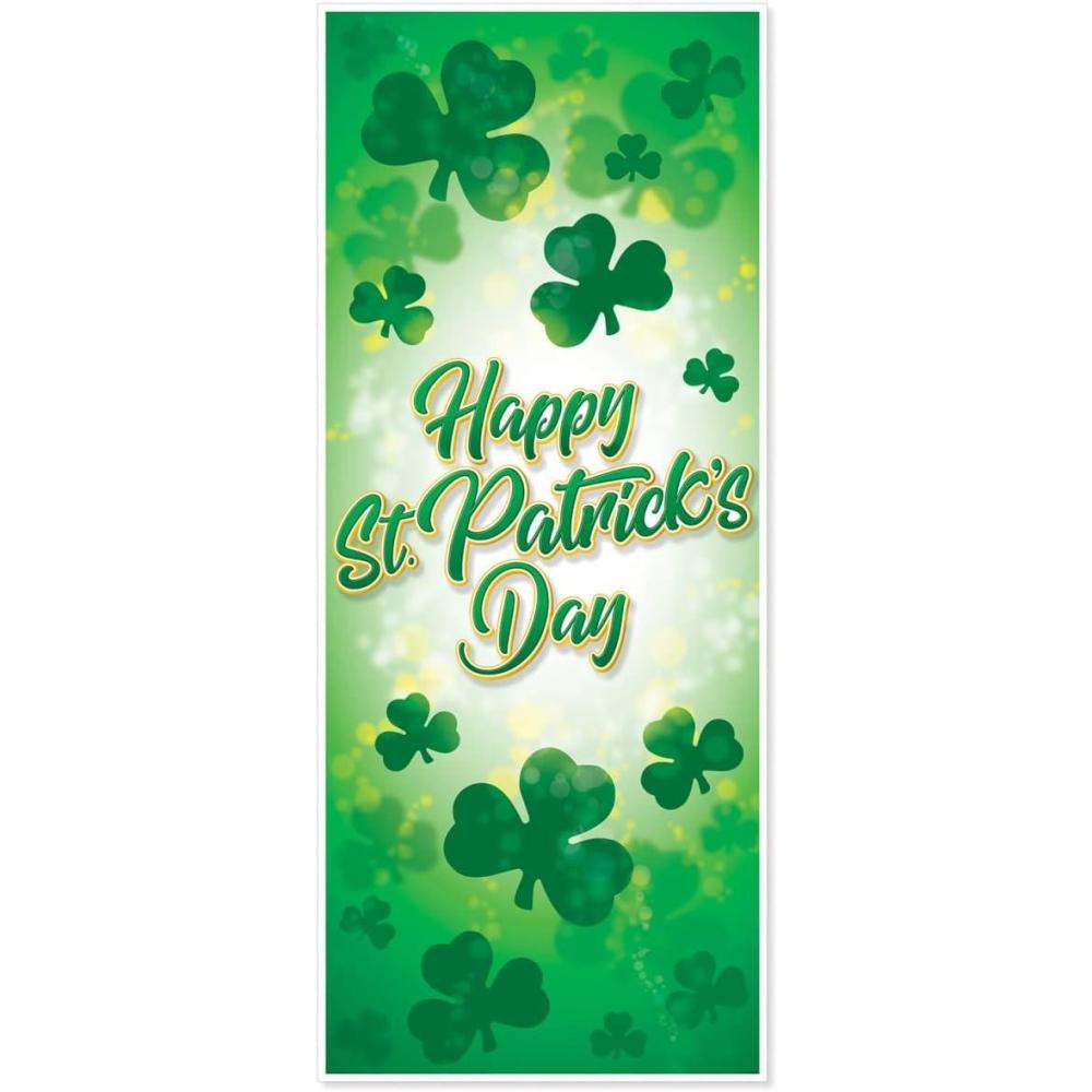 image:imageBeistle Happy St Patricks Day Door Cover 1 pc