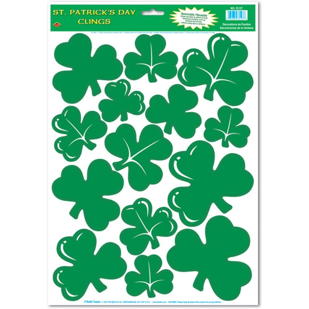 image:imageBeistle Shamrock Clings