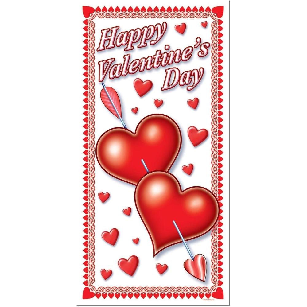 image:imageHappy Valentines Day Door Cover 30in x 5ft Pkg1