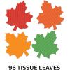 Beistle , 48 Piece Autumn Leaves, 4.5″ to 5.5″(Tissue Autumn Leaves (96-Pack))