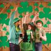 Beistle 24-Pack Decorative Printed Shamrock Cutouts, 16-Inch,Green