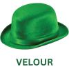Beistle 30741 Green Vel-Felt Derbies, 12 Piece(Green Vel-felt Derby (12-pack))