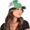 Beistle Happy St. Patrick’s Day Shamrock Cap – Green and White Hat with Clover Design, Festive Irish Party Accessory for Parades, Pubs and Celebrations, Adjustable