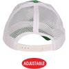 Beistle Happy St. Patrick’s Day Shamrock Cap – Green and White Hat with Clover Design, Festive Irish Party Accessory for Parades, Pubs and Celebrations, Adjustable
