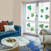Beistle Irish-Mood Shamrock Clings, 14 Assorted Green Shamrock Vinyl Decals, Reusable Window Decorations for St. Patrick’s Day, Lucky Irish Decals, 12″ x 17″ Sheet(1 piece)