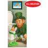 Beistle Leprechaun Restroom Door Covers – 2 Pack, All-Weather Thin Plastic Decorations with Humorous St. Patrick’s Day Leprechaun Design, Funny Irish Theme Bathroom Entryway Décor, 6′ x 30″