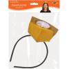 Beistle Pumpkin Pie Headband – Plush Felt Dessert Slice Headpiece with Whipped Cream Accent, Thanksgiving Fall Costume Accessory, Food Theme Novelty Headwear, Autumn Harvest Festival Party Wear