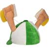Beistle Unisex Plush Beer St. Patrick’s Day Hat with Drawstring – Irish Party Supplies, Costume Dress Up, Holiday Themed Novelty Headwear, Green & White Accessory, Photo Booth Prop