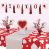 Beistle Valentine Centerpiece, Romantic Heart and Cupid Honeycomb Table Decoration in Red White and Gold, Party Décor for Valentine’s Day, Weddings and Anniversary Celebrations, 11”