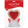 Beistle Valentine Centerpiece, Romantic Heart and Cupid Honeycomb Table Decoration in Red White and Gold, Party Décor for Valentine’s Day, Weddings and Anniversary Celebrations, 11”