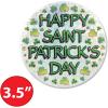 Happy St Patrick’s Day Button Party Accessory (1 count) (1/Pkg)
