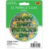 Happy St Patrick’s Day Button Party Accessory (1 count) (1/Pkg)