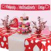 Metallic Happy Valentine’s Day Fringe Banner Party Accessory (1 count) (1/Pkg)(8″ X 5′)