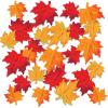 Beistle , 48 Piece Autumn Leaves, 4.5″ to 5.5″(Deluxe Fabric Autumn Leaves (48-Pack))