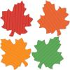 Beistle , 48 Piece Autumn Leaves, 4.5″ to 5.5″(Tissue Autumn Leaves (24-Pack))