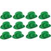 Beistle 30741 Green Vel-Felt Derbies, 12 Piece(Green Vel-felt Derby (12-pack))