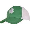 Beistle Happy St. Patrick’s Day Shamrock Cap – Green and White Hat with Clover Design, Festive Irish Party Accessory for Parades, Pubs and Celebrations, Adjustable