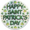 Happy St Patrick’s Day Button Party Accessory (1 count) (1/Pkg)