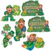 Leprechaun St Patrick’s Day Cutouts – 6 Pcs.