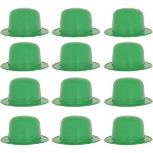 Beistle 12 Piece Plastic Derbies, Green(12 Piece)