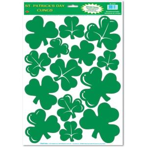 Beistle Shamrock Clings