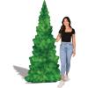 Beistle 6′ 6″ x 3′ 0.25″ Corrugated Cardboard Life Size Evergreen Tree Stand Up with Easel, Christmas Decorations, Spring & Summer Décor