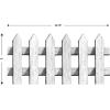 Beistle 6 Piece Cardstock Paper White Picket Fence Cut Outs Border Decorations For Summer Garden Tea Parties And Classroom Bulletin Board Décor
