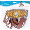 Beistle Bavarian Suspenders, OSFM, Multicolor