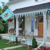 Beistle Oktoberfest Pennant Banners 2 Piece, 17″ x 30′, Blue/White