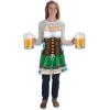 Beistle Oktoberfest Suspenders 2 Piece, OSFM, Blue/White(Multicolor)