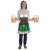 Beistle Oktoberfest Suspenders 2 Piece, OSFM, Blue/White(Multicolor)