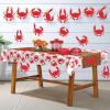Beistle Red Crab Cutouts, 16-Count, Double-Sided Cardstock Ocean Decorations for Nautical Seafood Boils, Coastal Beach Party Supplies, Summer Gatherings 6”- 9.25”