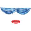 Oktoberfest Fabric Bunting (blue & white) Party Accessory (1 count) (1/Pkg)(5.10-feet)