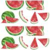 Beistle 12 Piece Cardstock Paper Watermelon Decorations Summer Theme Fruit Cut Outs For Birthday Or Baby Shower Party Supplies