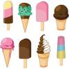 Beistle 16 Piece Ice Cream Cone And Popsicle Decorations Cut Outs For Summer Birthday Party or Picnic Décor