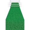 Beistle Grass Runner – 2 Pack, Printed Green Lawn Design Aisle Runners, Artificial Turf Decoration for Indoor & Outdoor Weddings, Sports Banquets, Garden Parties & Summer Celebrations, 24” x 10’(Grass Runner – (1 Pack))