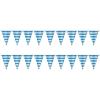 Beistle Oktoberfest Pennant Banners 2 Piece, 17″ x 30′, Blue/White