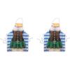 Beistle Oktoberfest Suspenders 2 Piece, OSFM, Blue/White(Multicolor)